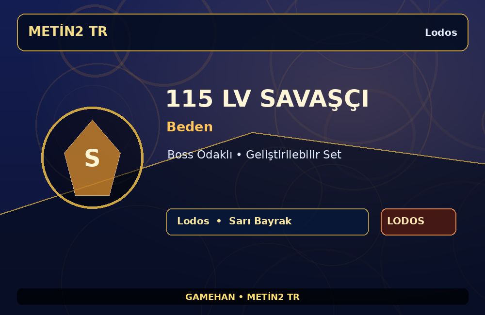 115 Lv Beden Savaşçı | Lodos | Boss Odaklı