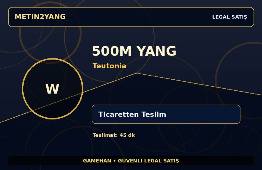 Teutonia Sunucusu 500M Yang | Günlük Teslimat