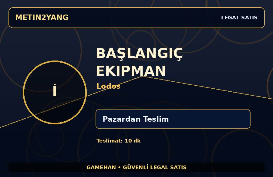 Başlangıç Ekipman Paketi - Lodos | Güvenli Teslimat | Güvenli İşlem