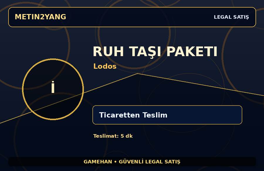 Metin2 TR Lodos Ruh Taşı Paketi | Hızlı Teslim | Hızlı İşlem