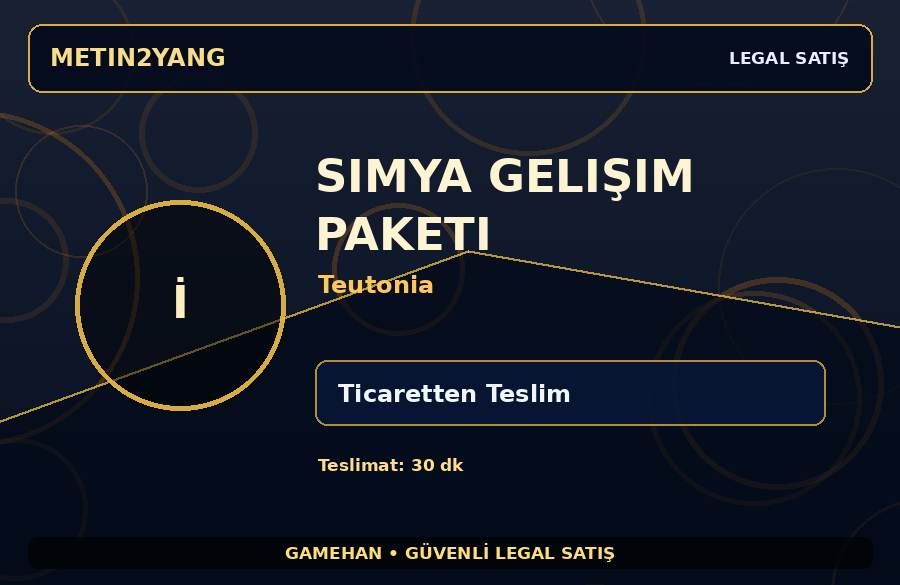 Teutonia Sunucusu Simya Gelişim Paketi | Günlük Teslimat