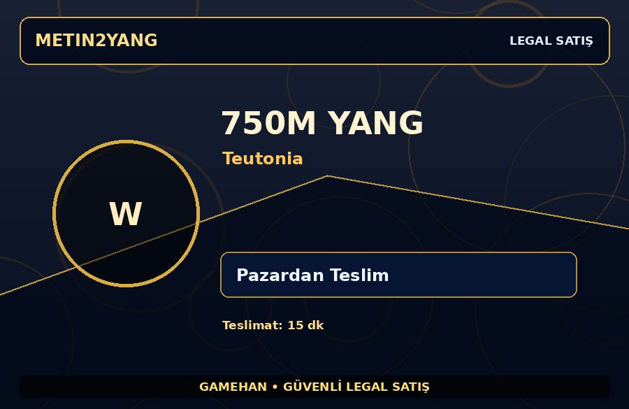 Teutonia Sunucusu 750M Yang | Stoklu