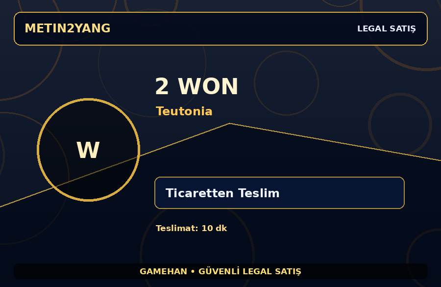 Teutonia Sunucusu 2 Won | Günlük Teslimat
