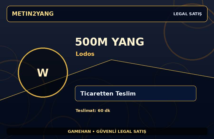 Lodos Sunucusu 500M Yang | Satıcı Teslimatı