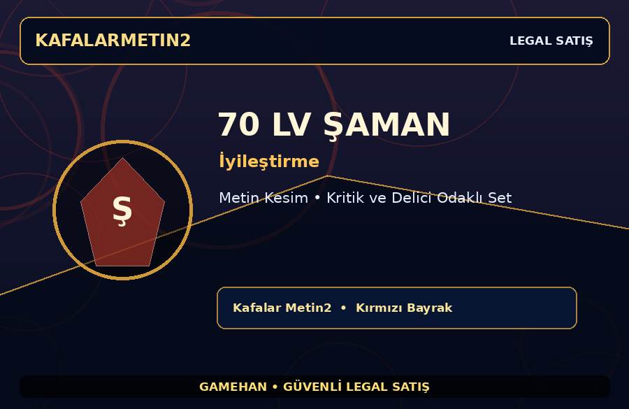 Metin Kesim 70 Lv İyileştirme Şaman | Kafalar Metin2 | Hazır Dizilim