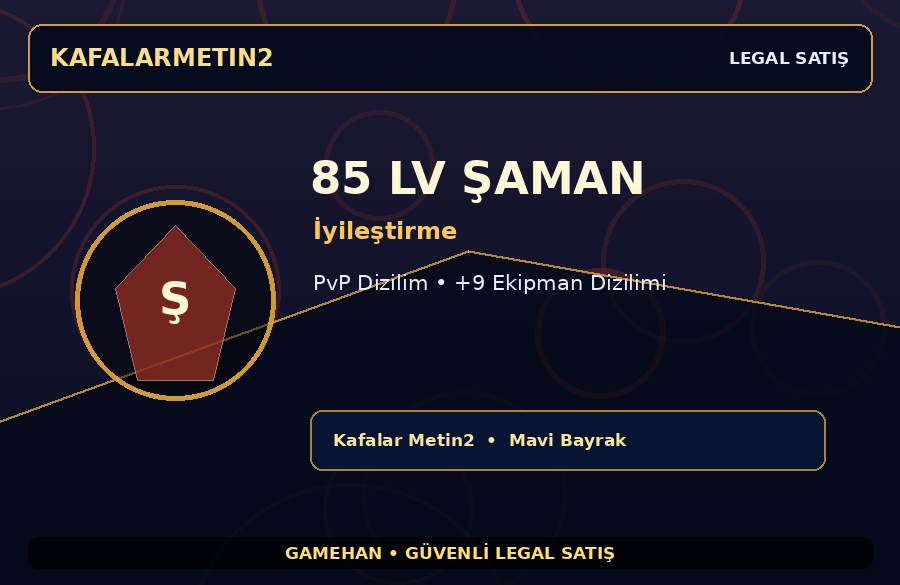PvP Dizilim 85 Lv İyileştirme Şaman | Kafalar Metin2 | Farm İçin Uygun