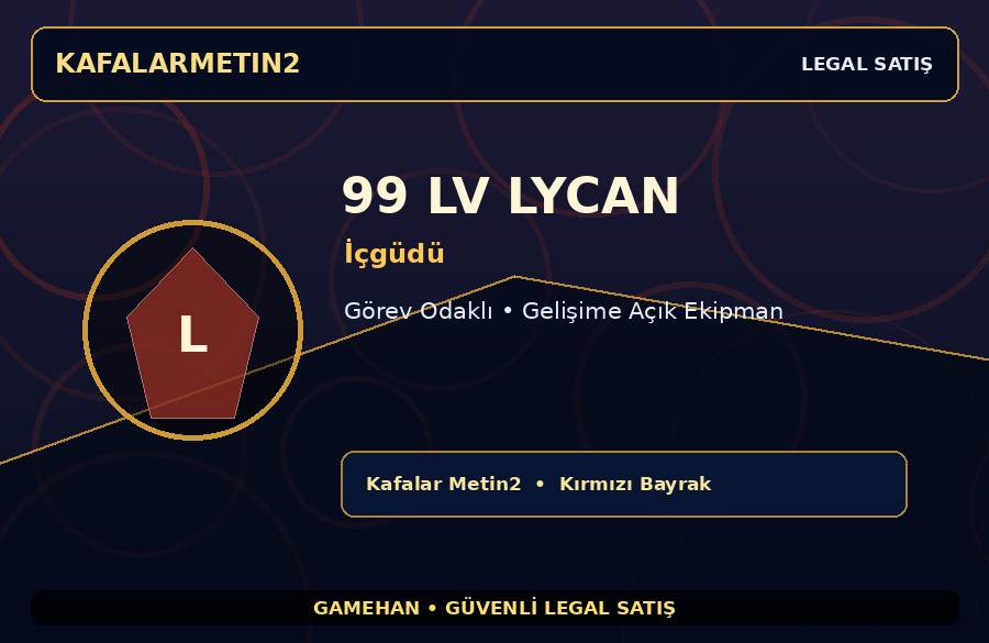 99 Lv İçgüdü Lycan | Ekipmanlı Hesap | Kafalar Metin2 | Hazır Dizilim