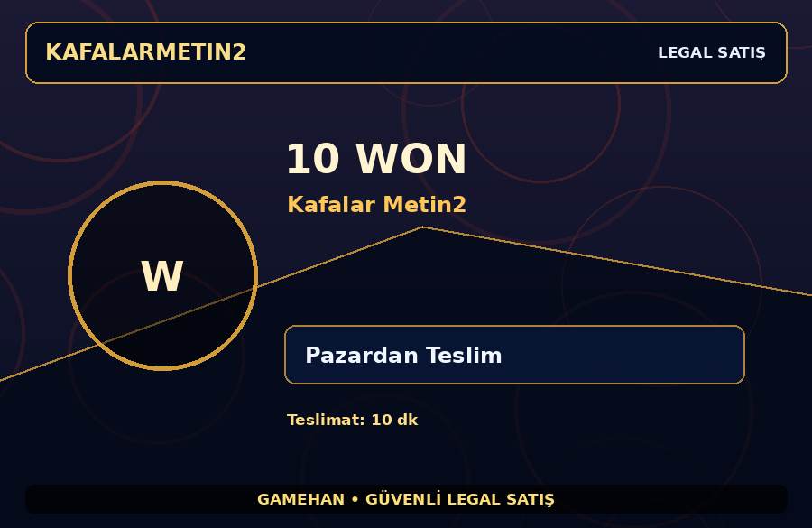 Kafalar Metin2 10 Won | Güvenli Teslimat | Satıcı Teslimatı