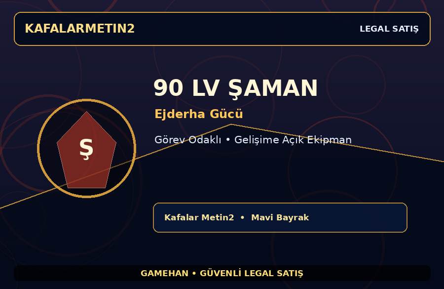 Görev Odaklı 90 Lv Ejderha Gücü Şaman | Kafalar Metin2 | Boss İçin Uygun