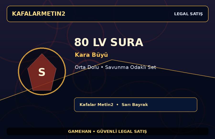 80 Seviye Sura | Kara Büyü | Orta Dolu | Kafalar Metin2 | Boss İçin Uygun
