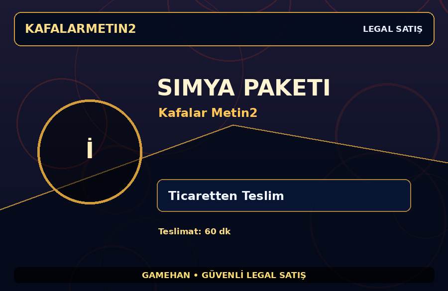 Simya Paketi | Kafalar Metin2 | Stoklu