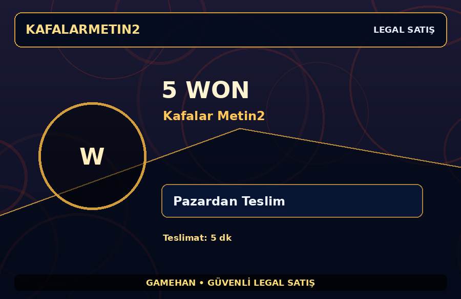 Kafalar Metin2 5 Won Paketi | Günlük Teslimat