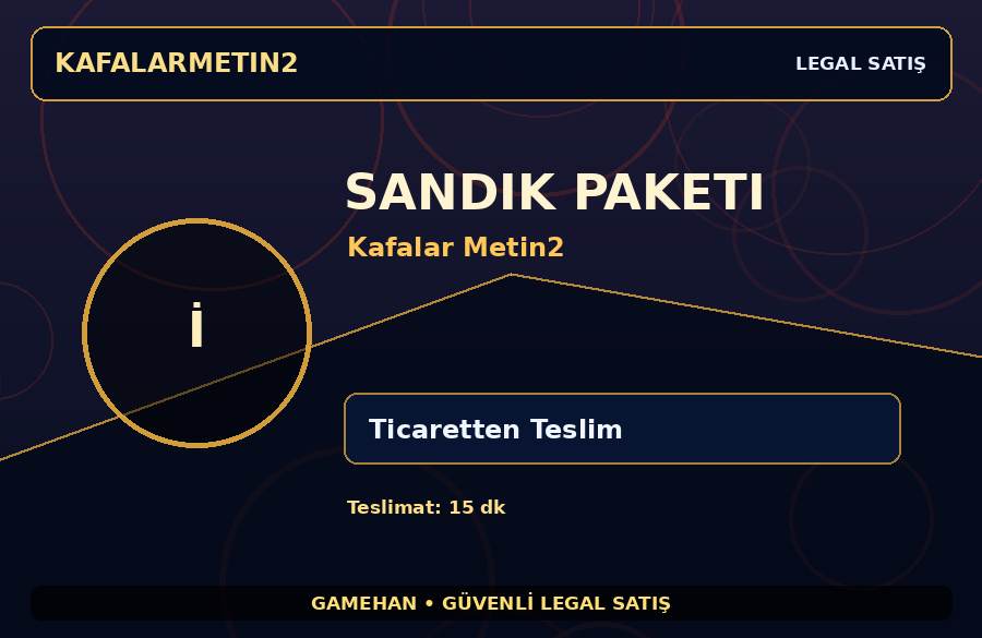 Kafalar Metin2 Sandık Paketi | Güvenli Teslimat | Güvenli İşlem