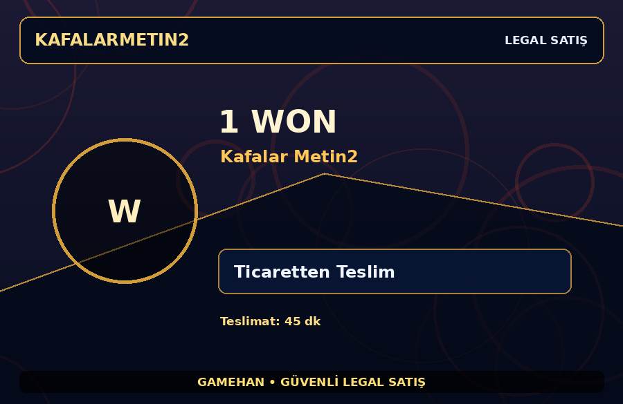 1 Won - Kafalar Metin2 | Hızlı Teslim | Stoklu