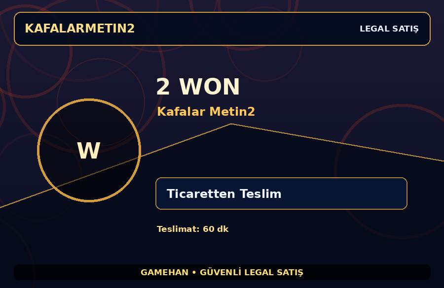 Kafalar Metin2 2 Won Paketi | Güvenli İşlem