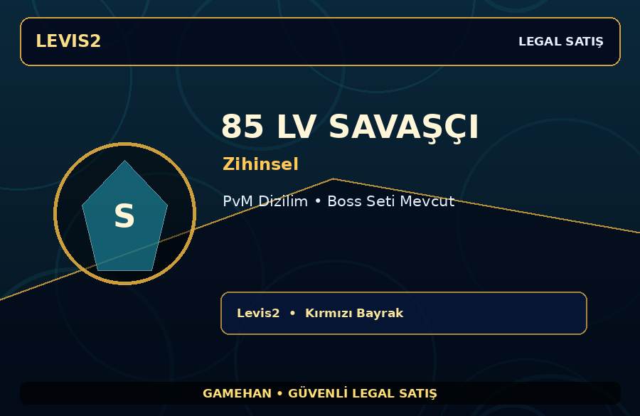 85 Lv Zihinsel Savaşçı | PvM Dizilim | Levis2 | Hazır Dizilim