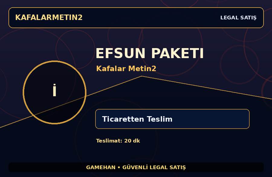 Kafalar Metin2 Efsun Paketi | Ticaretten Teslim | Stoklu