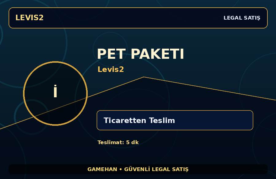 Pet Paketi | Levis2 | Satıcı Teslimatı