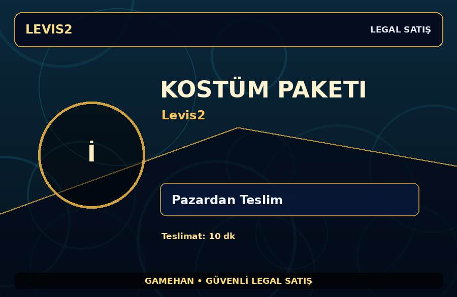 Levis2 Kostüm Paketi | Pazardan Teslim | Kısa Sürede Teslim