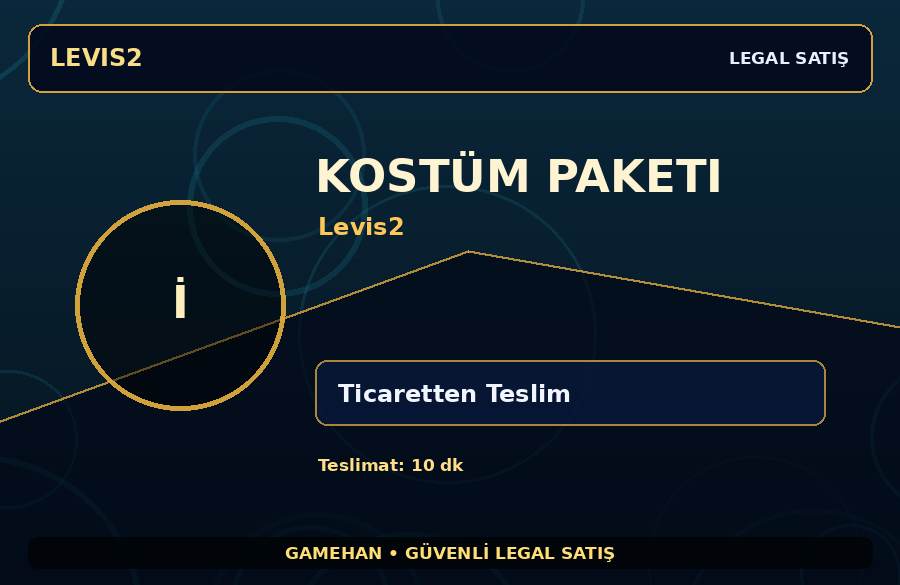 Levis2 Kostüm Paketi Paketi | Stoklu