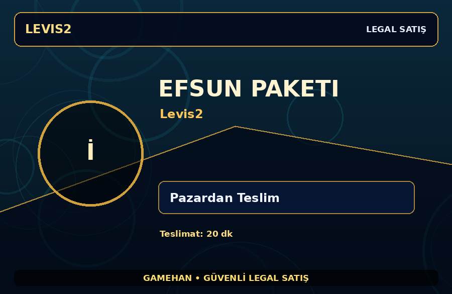 Efsun Paketi - Levis2 | Hızlı Teslim | Kısa Sürede Teslim