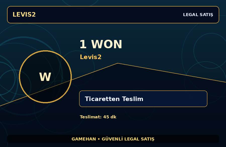 Levis2 1 Won Paketi | Stoklu