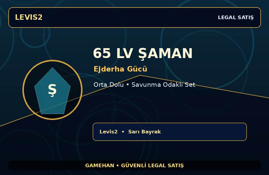 Orta Dolu 65 Lv Ejderha Gücü Şaman | Levis2 | Hazır Dizilim