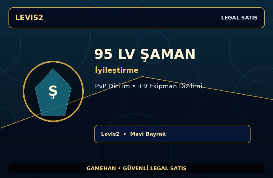 PvP Dizilim 95 Lv İyileştirme Şaman | Levis2 | Gelişime Açık