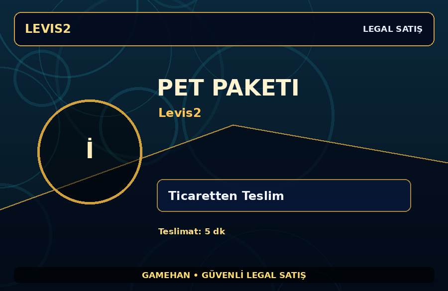 Pet Paketi - Levis2 | Hızlı Teslim | Güvenli İşlem