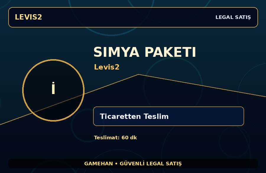 Levis2 Simya Paketi | Ticaretten Teslim | Günlük Teslimat
