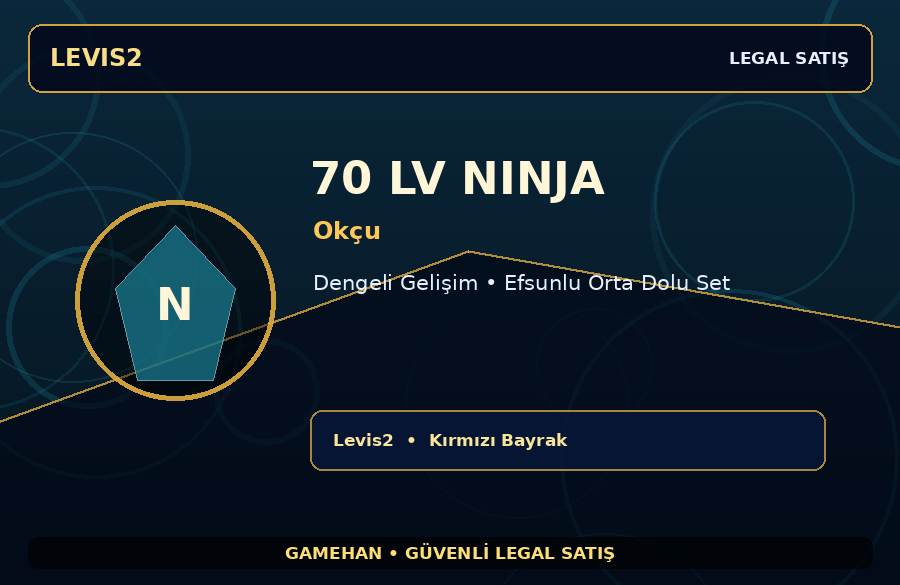 Levis2 70 Lv Okçu Ninja | Dengeli Gelişim | Hazır Dizilim