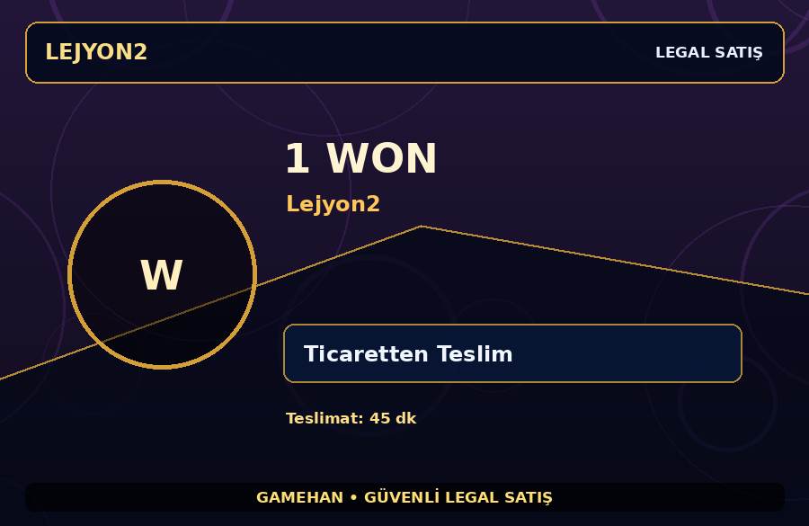 Lejyon2 1 Won Paketi | Günlük Teslimat