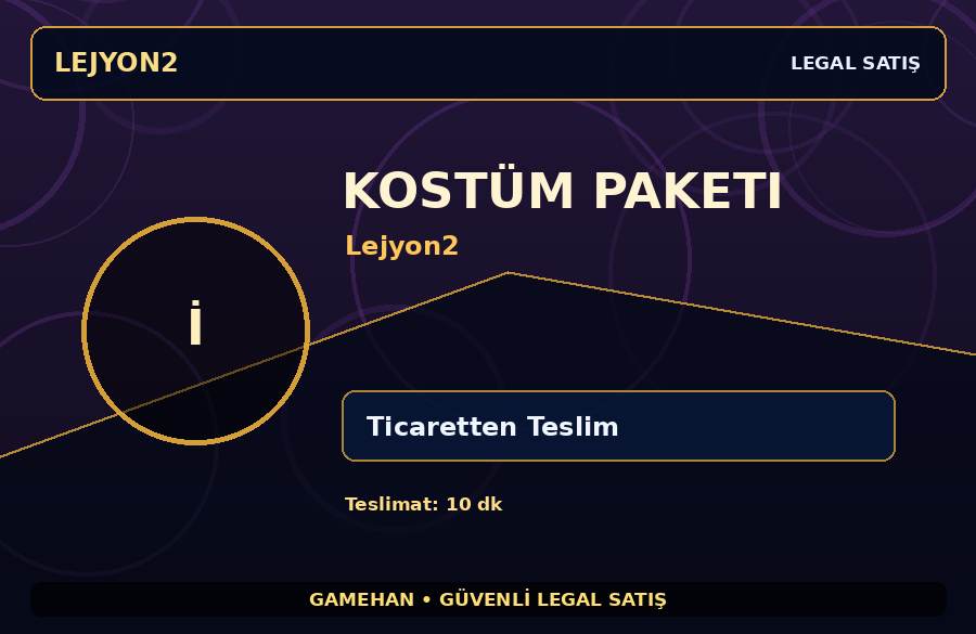 Kostüm Paketi - Lejyon2 | Hızlı Teslim | Kısa Sürede Teslim