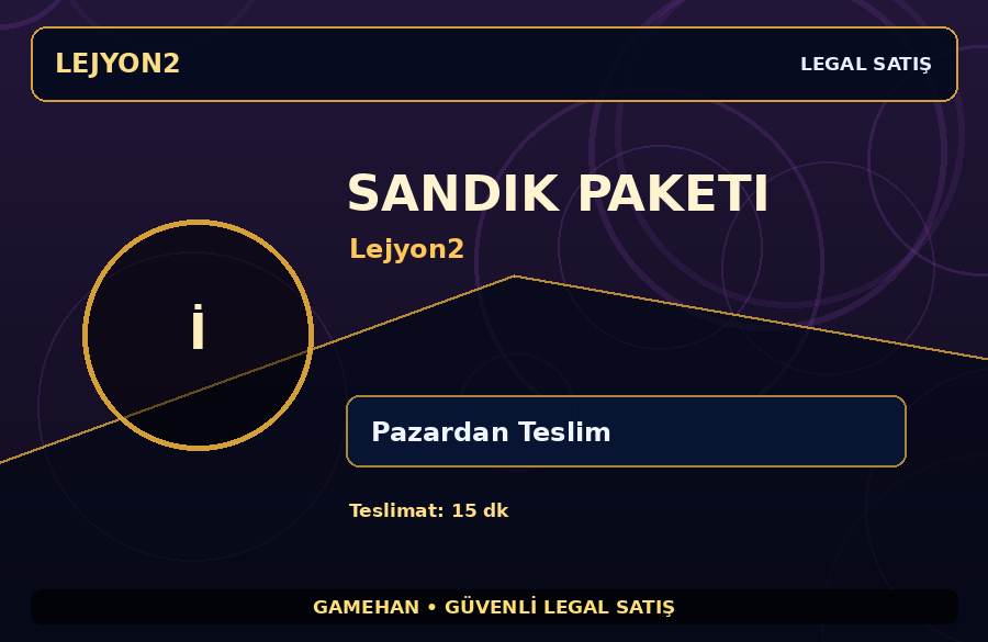Sandık Paketi | Lejyon2 | Güvenli İşlem
