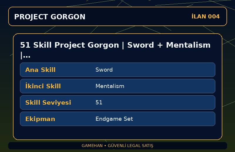 51 Skill Project Gorgon | Sword + Mentalism | Endgame Set | Tailoring