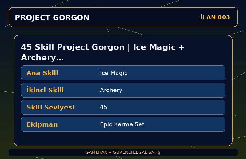 45 Skill Project Gorgon | Ice Magic + Archery | Epic Karma Set | Cooking