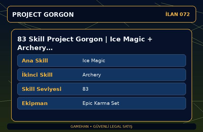83 Skill Project Gorgon | Ice Magic + Archery | Epic Karma Set | Leatherworking