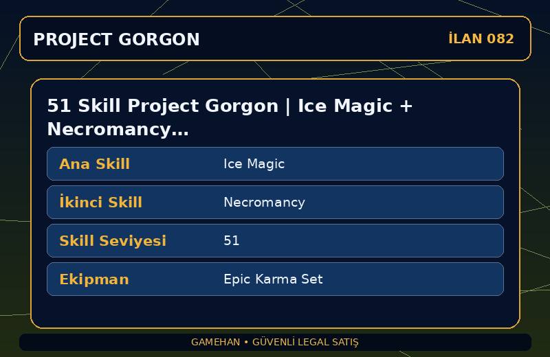 51 Skill Project Gorgon | Ice Magic + Necromancy | Epic Karma Set | Blacksmithing