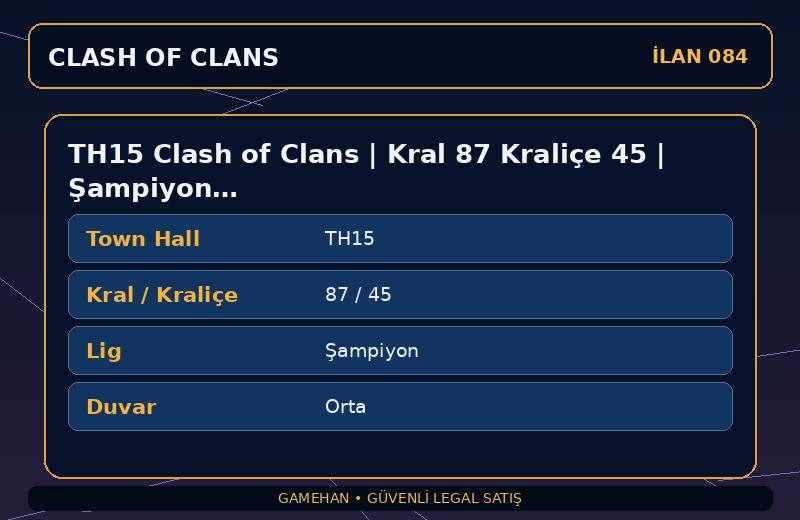 TH15 Clash of Clans | Kral 87 Kraliçe 45 | Şampiyon Lig | Orta Duvar