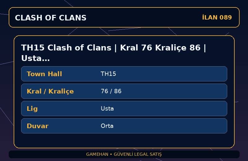 TH15 Clash of Clans | Kral 76 Kraliçe 86 | Usta Lig | Orta Duvar